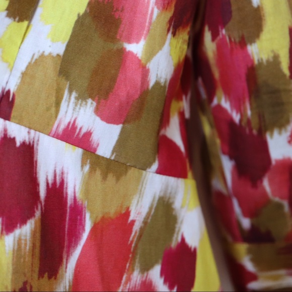 Lafayette 148 Blouse Sabrina Malay Print Top Sz 6 - Picture 5 of 7